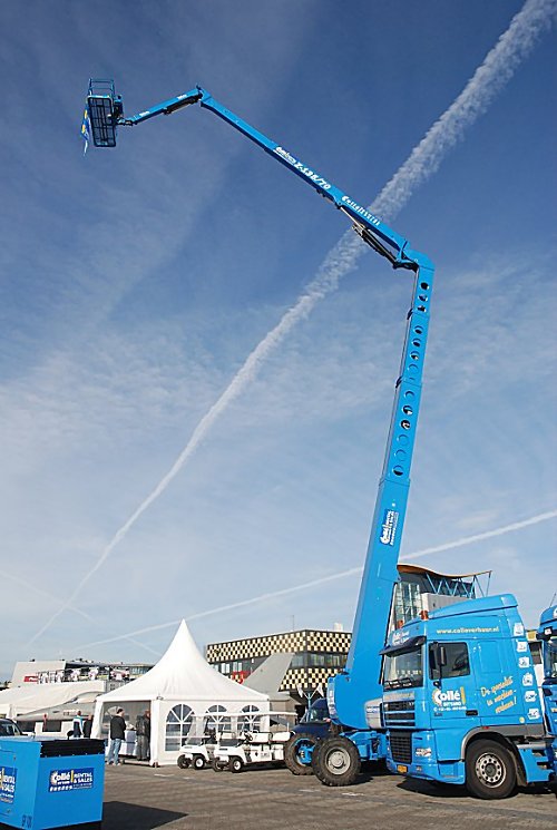 Van grindbak tot 50 meter hoogte